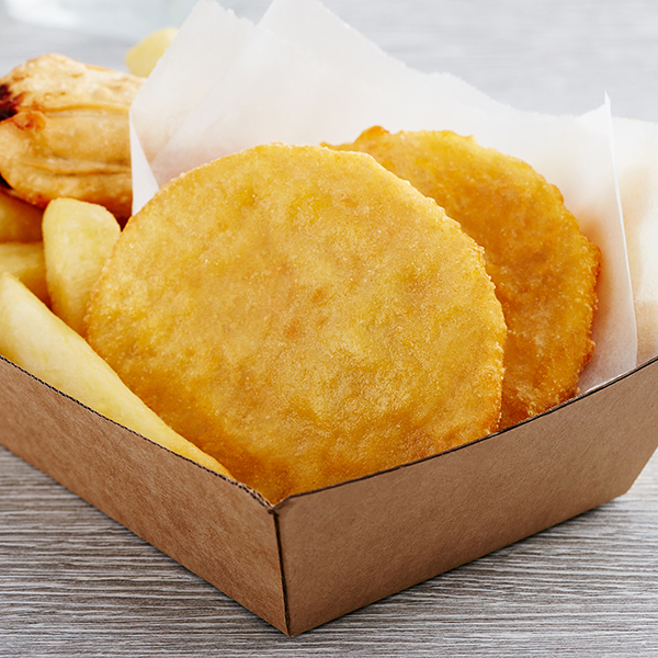 Potato Scallops 3 for 2.50 Capalaba Aussie Seafood House