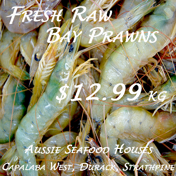 Bays Prawns Green Raw Moreton Bay Capalaba Aussie Seafood House