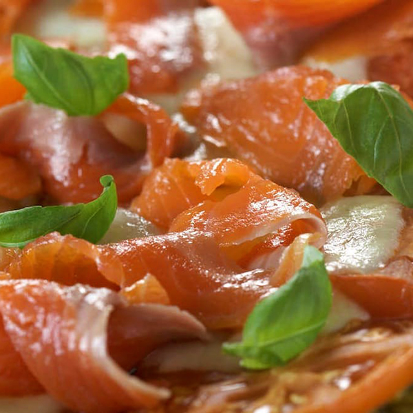 Cold Smoked Salmon Pasta Pieces